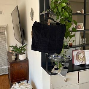 Free people black corduroy mini skirt size 4